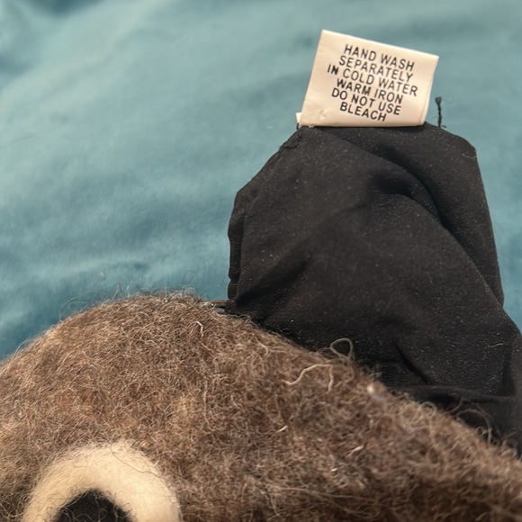 Artisan Handcrafted Felt Wool “Puppy” zipped bag, NWOT - Made in Nepal - Picture 8 of 10